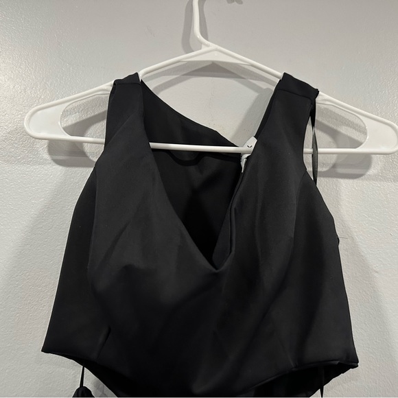 Mother of All Clio Cutout Sheath Dress Black Medium M - Picture 4 of 9